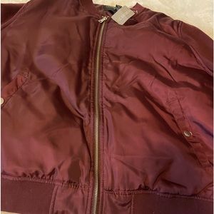 Woman’s casual bomber jacket.